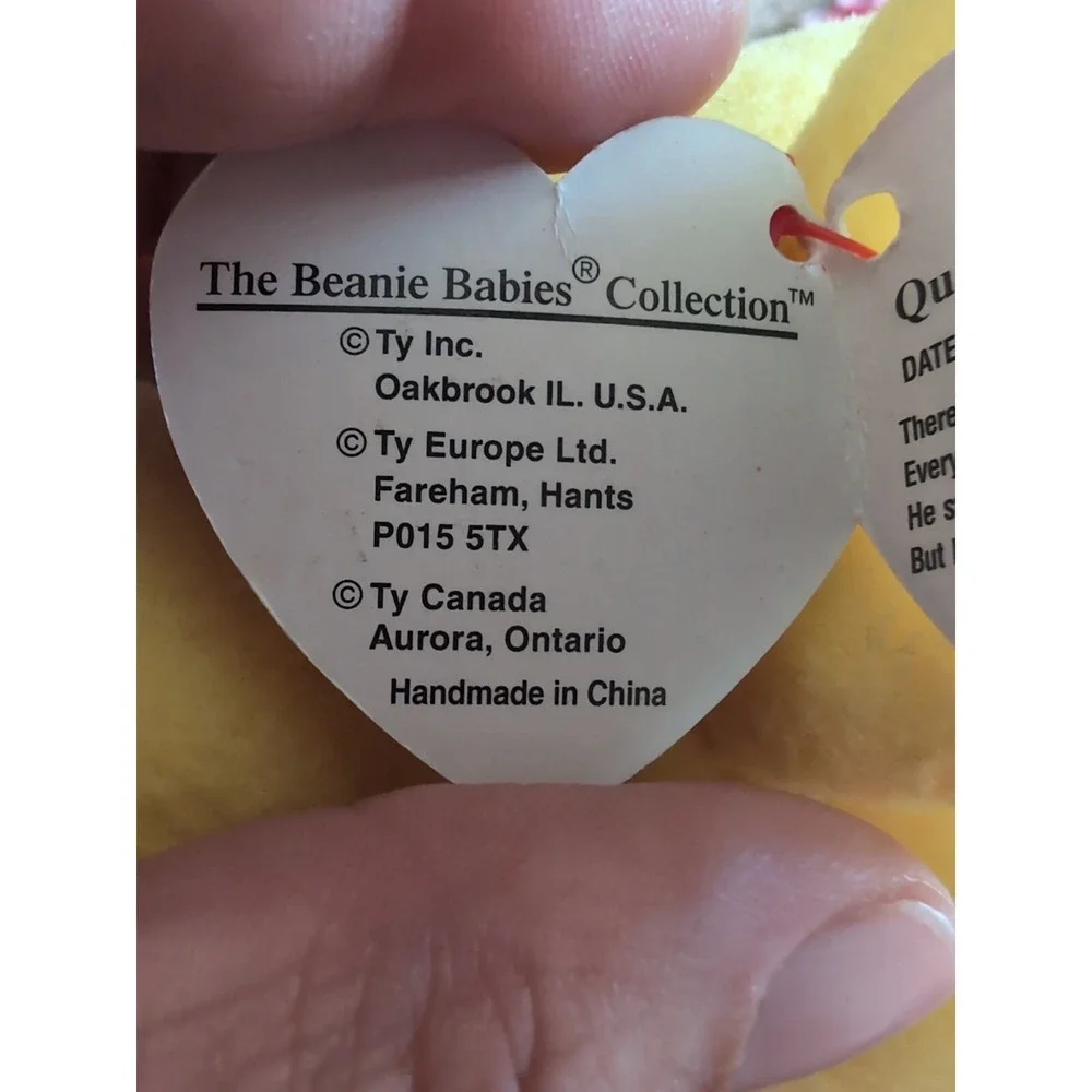 Ty Beanie Babys - Quackers The Duck (4024)‎ With Tag Errors Listed In Descript!